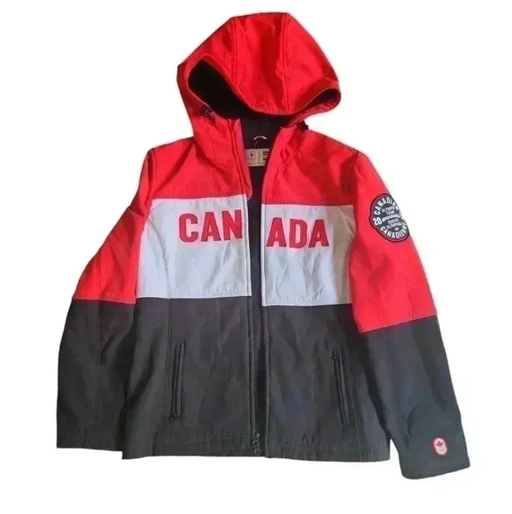 NWOT Hudson Bay 2014 Canada Olympic Jacekt Women's Size  Large - Picture 1 of 9